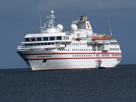 Tàu biển ba sao Hanseatic. (Nguồn: cruisemates.com)