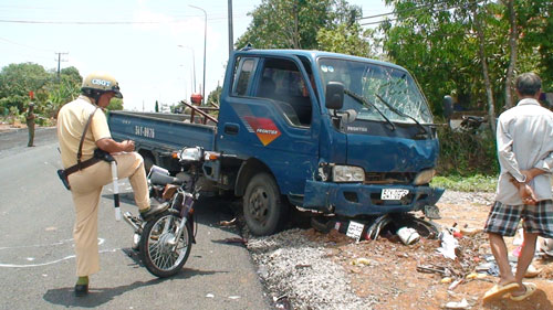 Hiện trường vụ tai nạn