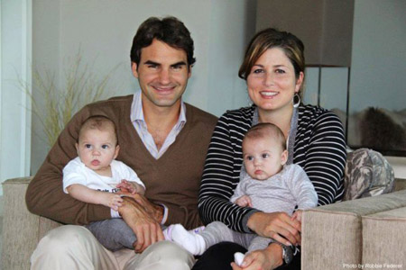 Gia đình Federer hạnh phúc chào đón cặp song sinh thứ 2