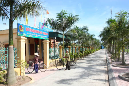 Xã Thanh Tân, huyện Kiến Xương là xã điểm về mô hình nông thôn mới của tỉnh Thái Bình. (Ảnh minh hoạ, nguồn: TTĐTVP)