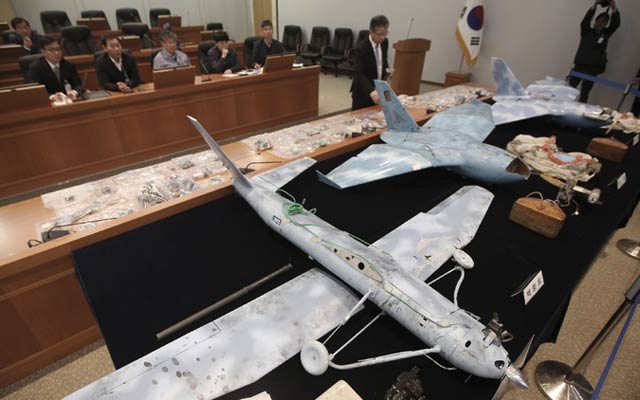 Ba chiếc UAV được Hàn Quốc khẳng định là của Triều Tiên