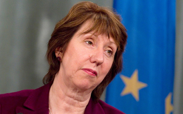 Bà Catherine Ashton.