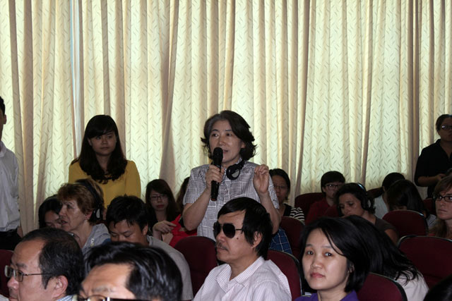 Đại diện của Trung tâm văn hóa Hàn – Việt 