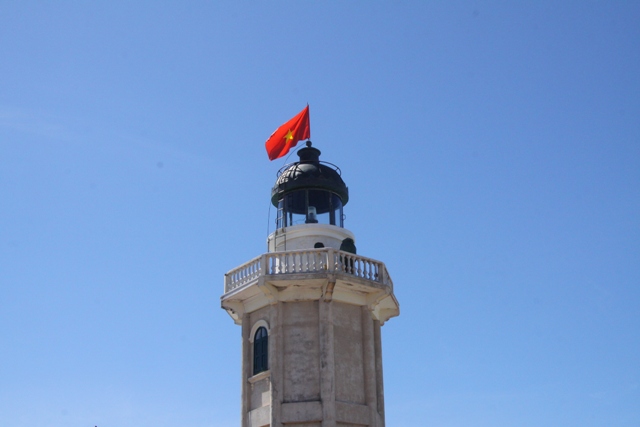 Đèn hải đăng trên đảo An Bang, thuộc đảo Trường Sa, Việt Nam.