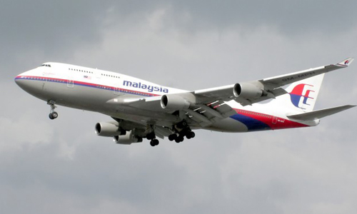 Máy bay của hãng hàng không Malaysia Airlines. Ảnh minh họa: Guardian