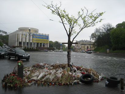 Mùa xuân đang nhú mầm tại Kiev