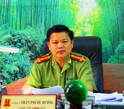 Thượng tá Trần Phước Hương, Chánh Văn phòng kiêm người phát ngôn Công an TP.Đà Nẵng.