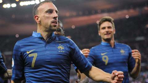 Franck Ribéry linh hồn của ĐT Pháp