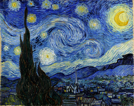 Tranh Van Gogh thể hiện những hiểu biết về thiên văn