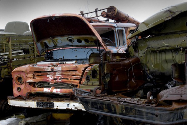 Nghĩa địa trực thăng, xe cứu hỏa sau thảm họa Chernobyl