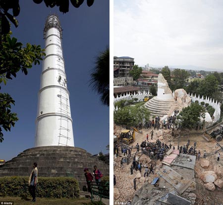 Hình ảnh văn hóa - lịch sử của Nepal bị “xóa sổ” sau động đất