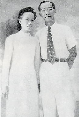 Giáo sư Trần Văn Khê và vợ - 1949