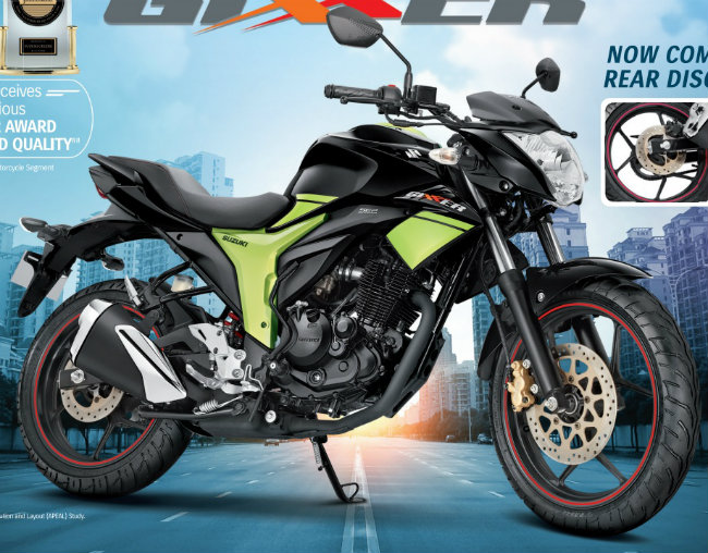 ngam suzuki gixxer ban phanh dia, gia 29,7 trieu dong hinh anh 2