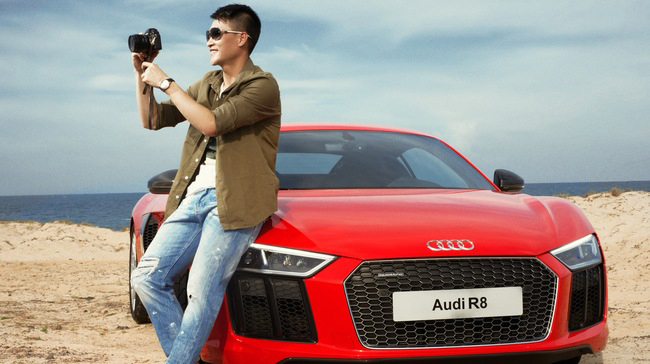 cong vinh lich lam ben sieu xe audi r8 v10 plus hinh anh 2