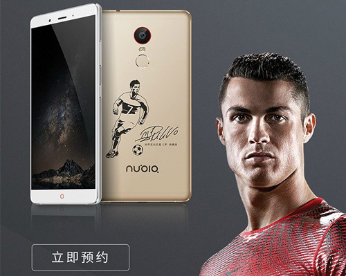 Công bố Nubia Z11 Max có chữ ký của Ronaldo