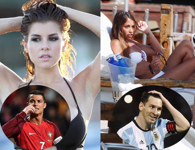 Chiêm ngưỡng vẻ đẹp tuyệt vời của vợ của hai siêu sao bóng đá Messi và Ronaldo qua hình ảnh đầy lôi cuốn. Một gái quê và một siêu mẫu, cả hai đều thu hút sự chú ý của công chúng với ngoại hình quyến rũ và phong cách thời trang đỉnh cao.