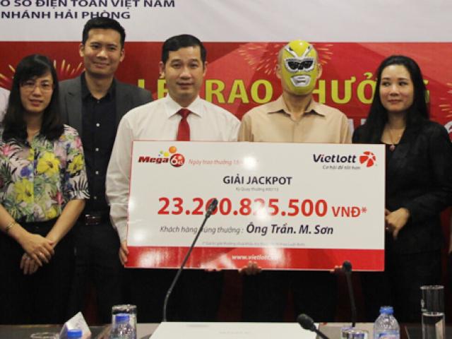 Lần đầu Vietlott công bố họ, tên người nhận jackpot “khủng”