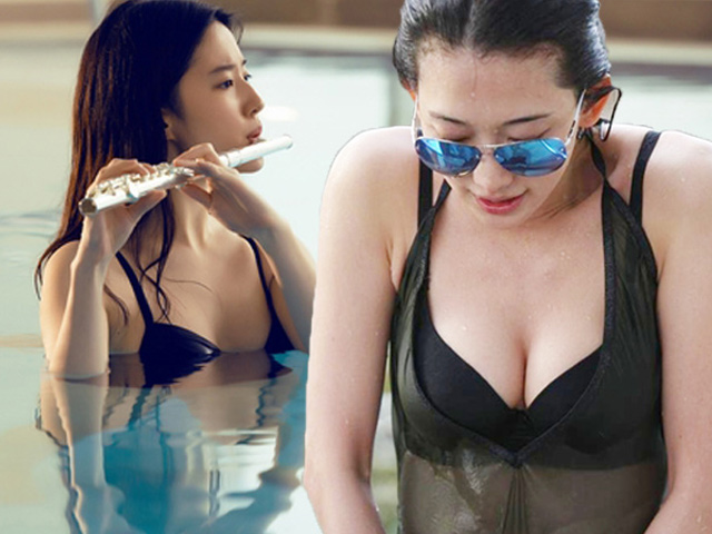 Mỹ nữ bikini ở bể bơi: Phim khác đời thật quá xa!