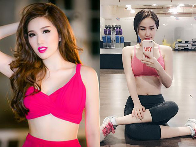 Bảo Thy nhễ nhại mồ hôi khi tập gym vẫn quá gợi cảm!