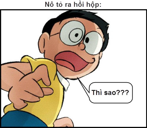 Phọt Cười Ảnh Chế Nobita Kèm Câu Nói Chế Hay Cực Chất