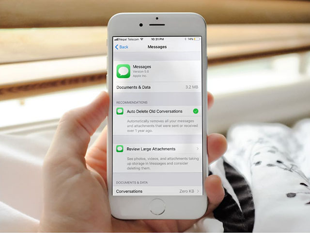 Thủ thuật iOS 11: Thiết lập cho iMessage tự xóa tin nhắn cũ
