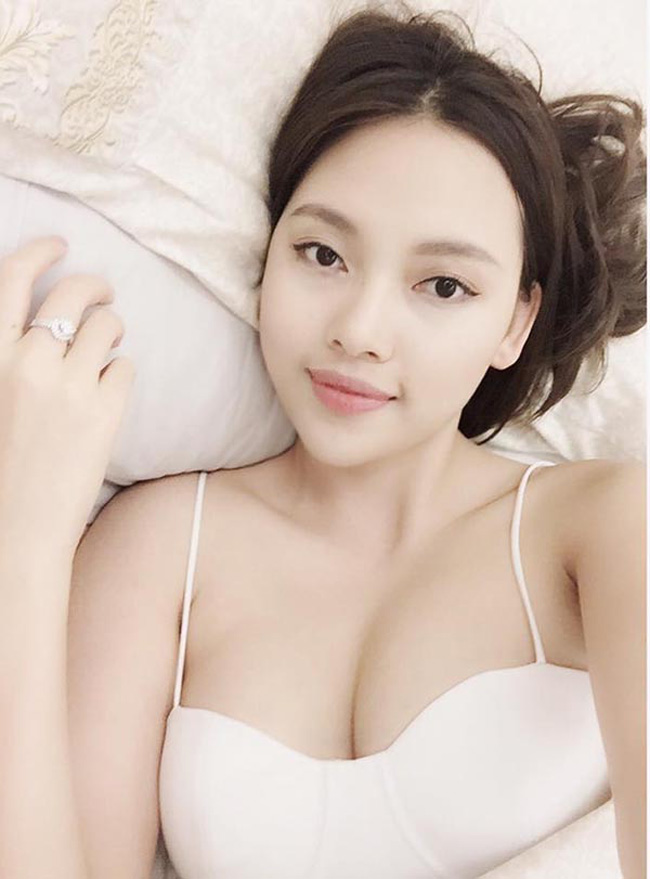 ban gai cu xinh nhu mong, goi cam cua le hieu di thi hoa hau hinh anh 11