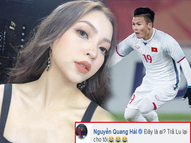 Bạn gái trang điểm đậm, Quang Hải U23 phản ứng bất ngờ