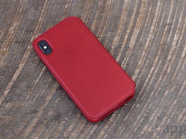 Không có iPhone X RED, mua ngay bao da đỏ Folio siêu đẹp này cho iPhone X