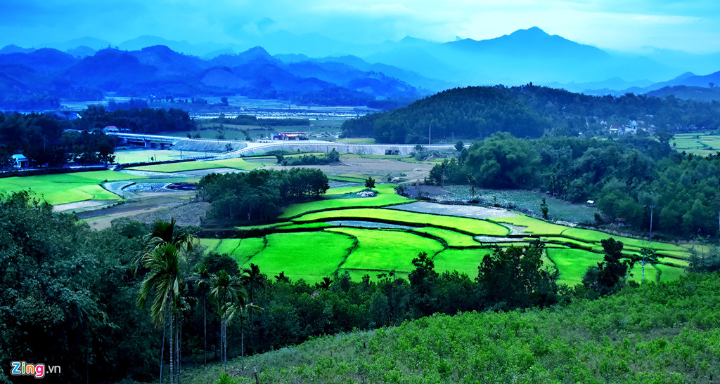 Phong cảnh đẹp lung linh của cánh đồng Miền Trung là niềm tự hào của người dân nơi đây. Những cánh đồng thơ mộng đầy màu xanh, vàng tạo nên một khung cảnh cực kỳ lãng mạn và được nhiều du khách yêu thích khi đến với Miền Trung.