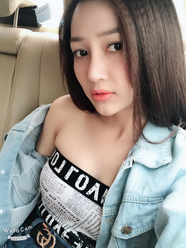 nhan sac ban gai 9x xinh nhu hoa hau duoc ho viet trung 