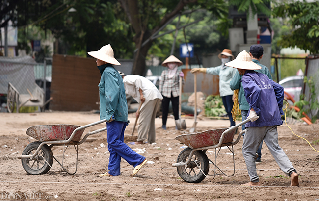 anh: pho di bo thu 2 cua ha noi gap rut hoan thien truoc gio g hinh anh 11