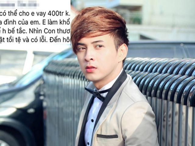 Hồ Quang Hiếu đáp trả sốc khi fan nhắn tin vay 400 triệu đồng
