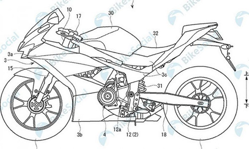 Hé lộ thiết kế Suzuki GSXR300  Đối thủ của R3 Ninja 400 và CBR250RR   Tin tức  TimXeNet