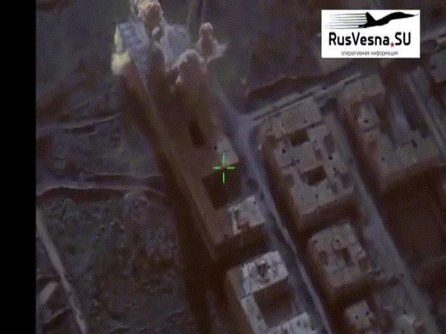 Video: Chiến đấu cơ Su-34 Nga ném bom 5 tạ diệt khủng bố ở Syria