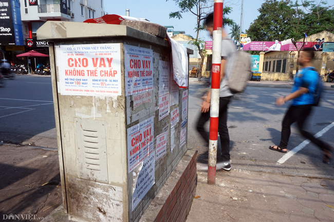 anh: quang cao tin dung den, rao vat bua vay pho phuong ha noi hinh anh 8