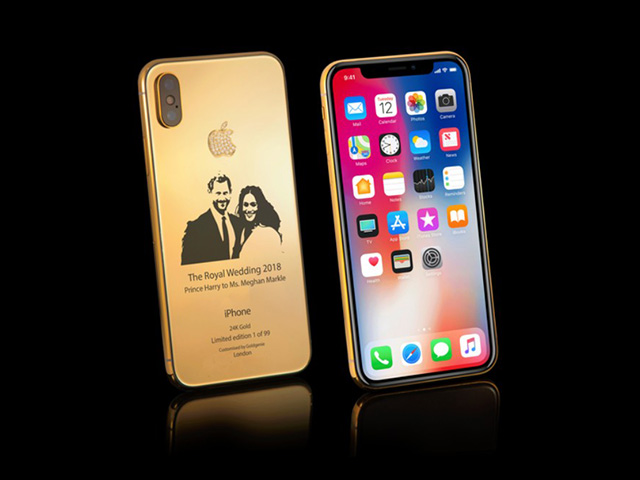 Phiên bản iPhone X đặc biệt mừng đám cưới hoàng gia Anh