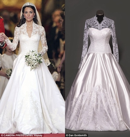Hé lộ bí mật chiếc váy cưới xoay quanh công nương Diana của vị hôn thê  hoàng tử William