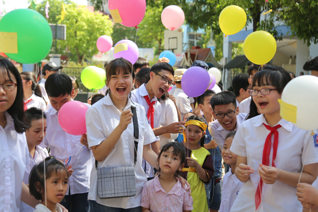 anh: le be giang o ngoi truong dac biet noi hoc sinh 