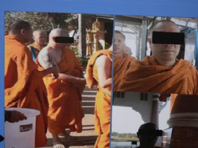 Hình xăm cỡ lớn lật tẩy nhà sư Thái Lan là kẻ giết người