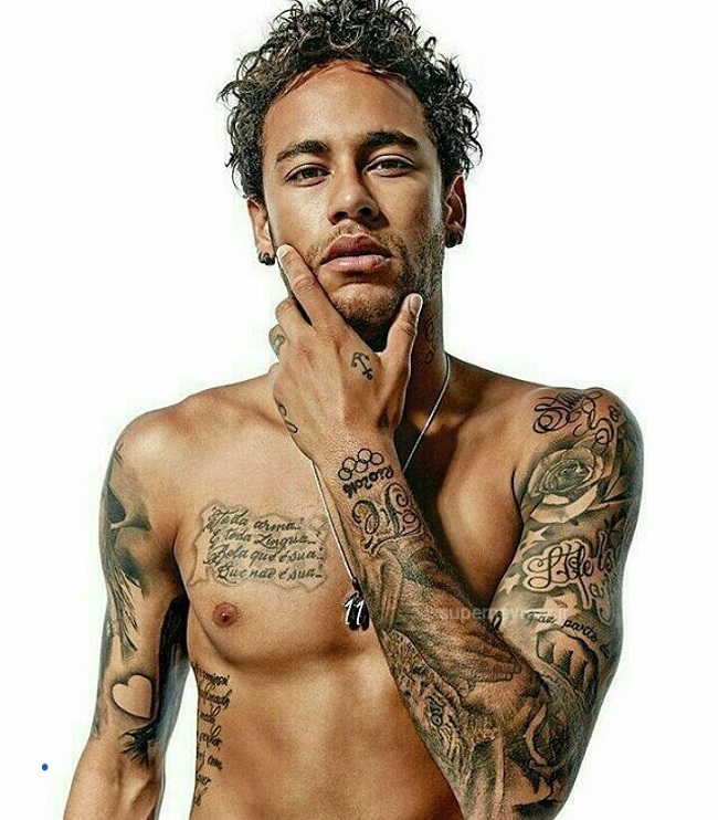 Hình xăm của sao bóng đá nào đẹp nhất  Neymar Neymar jr tattoos Tiger  tattoo