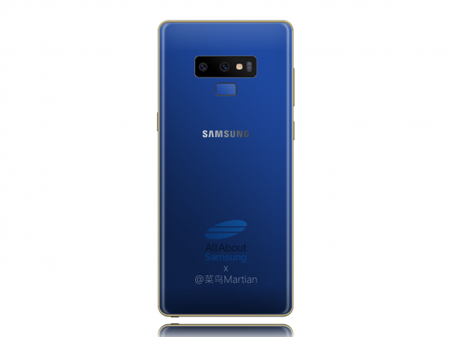 Lộ diện 5 màu siêu “hot” của Galaxy Note 9