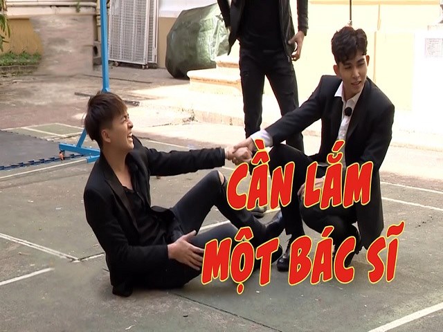 Ngô Kiến Huy bị đụng chạm chỗ nhạy cảm trong tập 1 Running man phiên bản Việt