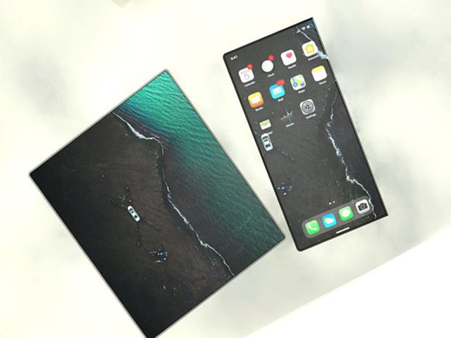 Xuất hiện iPhone Fold ”mình hạc xương mai”, đe nẹt Galaxy Fold