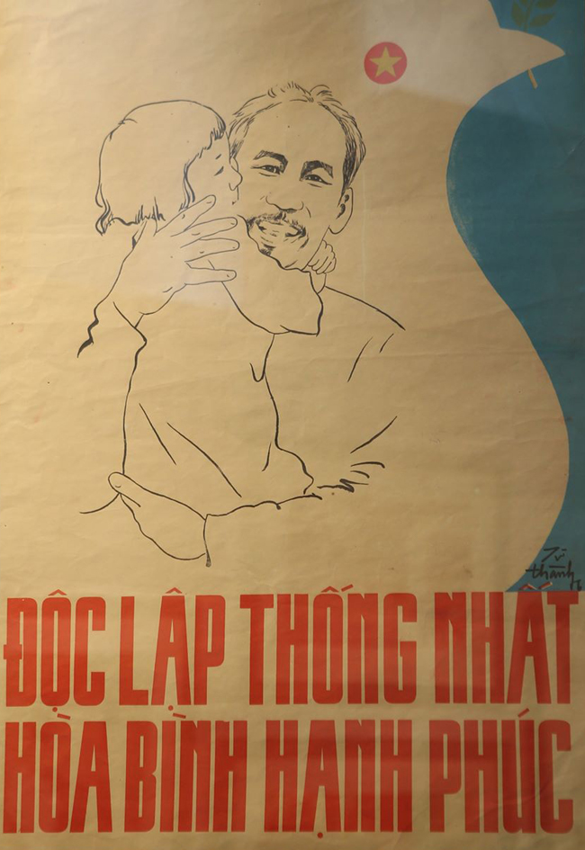 anh: chan dung bac ho qua nhung buc tranh co dong dac biet hinh anh 1