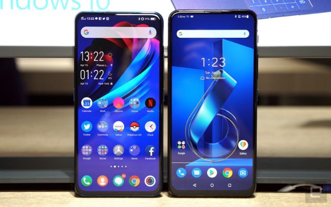 can canh zenfone 6 sieu dep, iphone xs max chi la “con tep” hinh anh 1