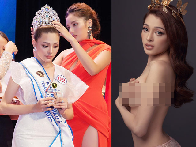 Mỹ nhân 20 tuổi vừa đăng quang Hoa hậu đã bị ”khui” ảnh nude táo bạo
