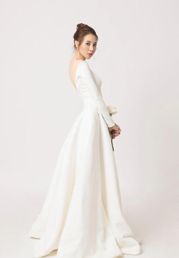 Top với hơn 82 váy cưới tay dài đơn giản mới nhất  trieuson5