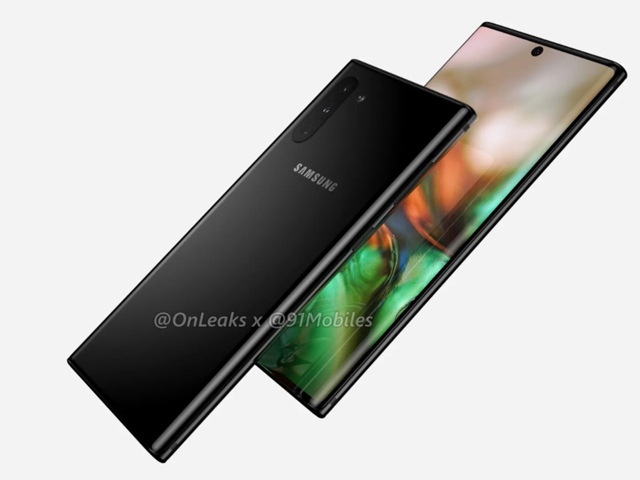 HOT: Galaxy Note 10 đẹp mê mẩn, iPhone XS Max chưa là gì