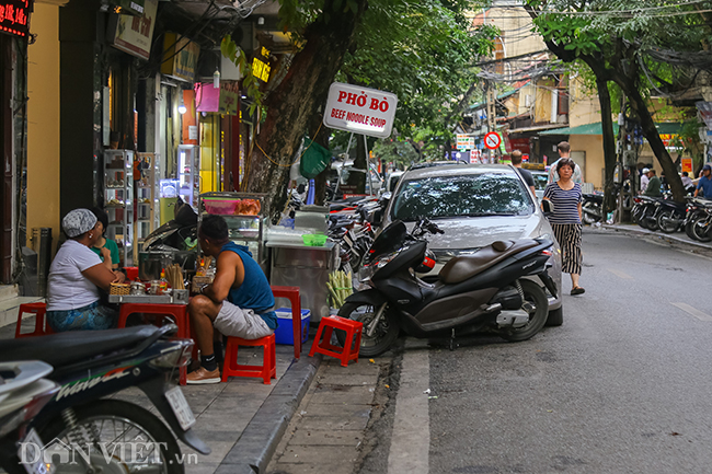 anh: pho co ha noi - noi via he khong danh cho nguoi di bo hinh anh 5