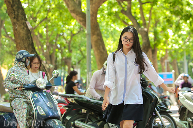 anh: ve dep nu sinh ha noi 